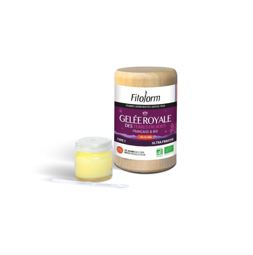 GELEE ROYALE - TERRES FROIDES - FRANCAISE & BIO* - pot de 10g
